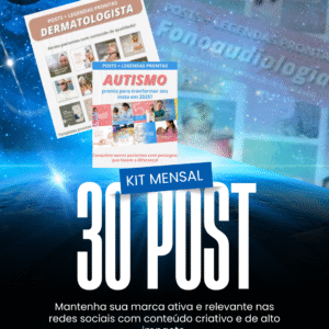 Kit de 30 Posts/mês